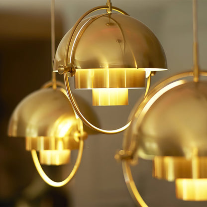 Modern Layered Pendant Lighting Fixture