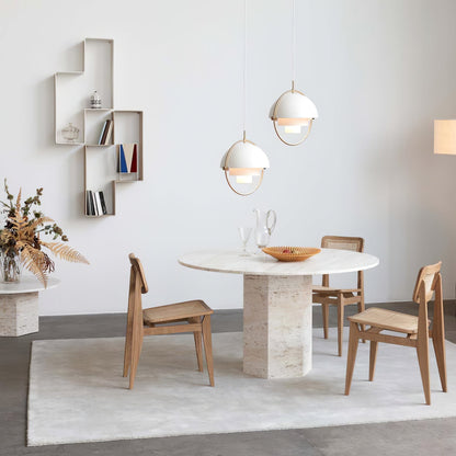 Layered Glass Pendant Light With Nested Shades