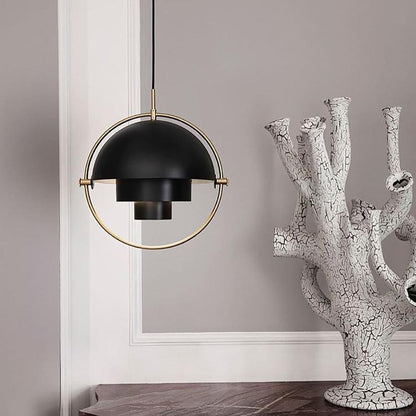 Layered Glass Pendant Light With Nested Shades - Lusomart