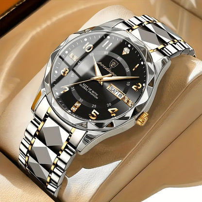 Waterproof Mens Sports Watch 50m Chrono Timer