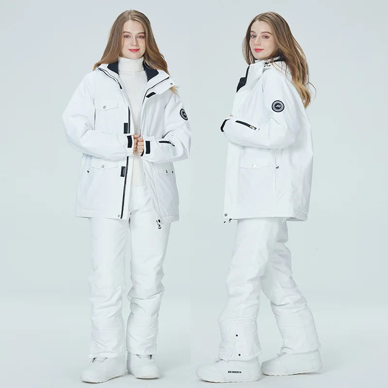 Warm Waterproof Outdoor Insulated Ski Jacket