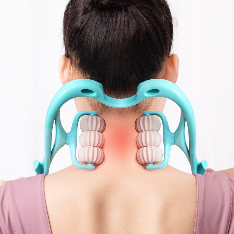 MuscleEase | Versatile Ergonomic Neck and Calves Massage Roller 2
