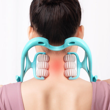 MuscleEase | Versatile Ergonomic Neck and Calves Massage Roller 2