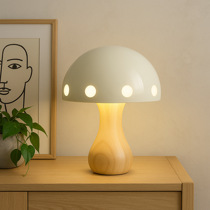 MushroomGlow | Elegant Curvaceous LED Table Lamp for Cozy Dining Room 3