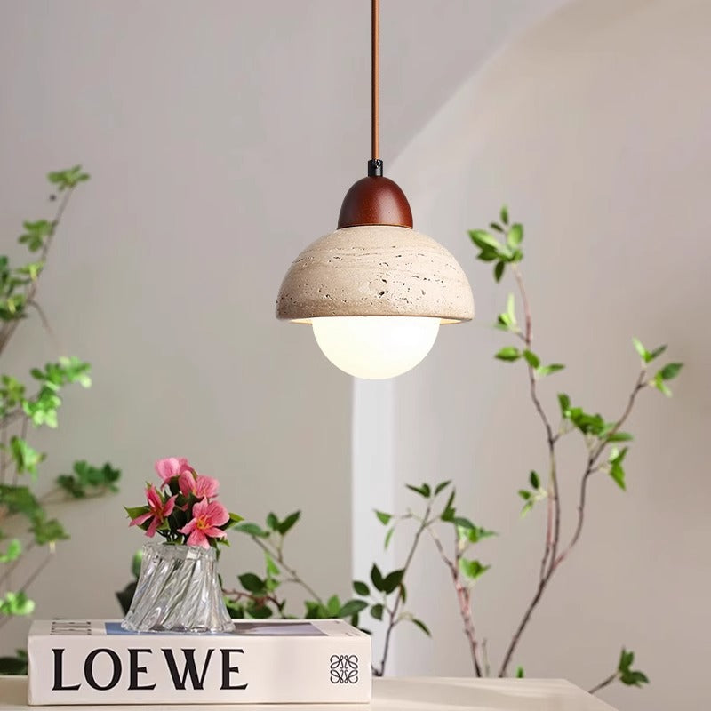 Rustic Brown Hanging Pendant Ceiling Light Fixture - Lusomart