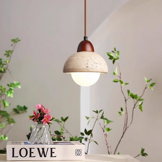 Rustic Brown Hanging Pendant Ceiling Light Fixture - Lusomart