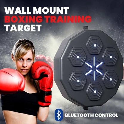 Music Boxing Machine UK - Wall Mounted Music Punching Machine Bluetooth Smart Boxing Workout Indoor React Exercise Machine 3