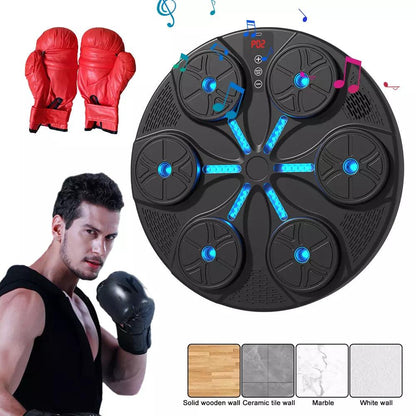 Music Boxing Machine UK - Wall Mounted Music Punching Machine Bluetooth Smart Boxing Workout Indoor React Exercise Machine 9