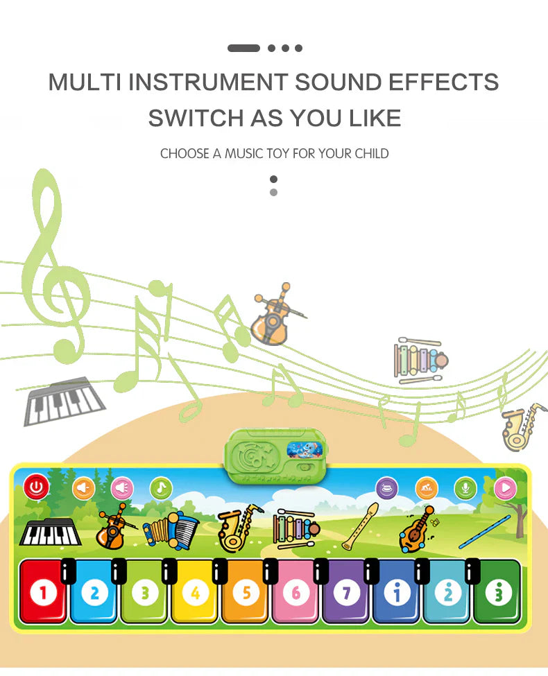 Musical dance play mat 3