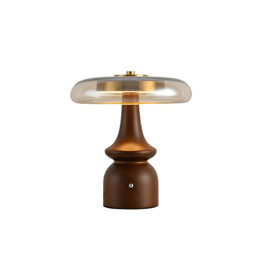 Stylish Table Lamp with Modern Sculpted Design - Lusomart