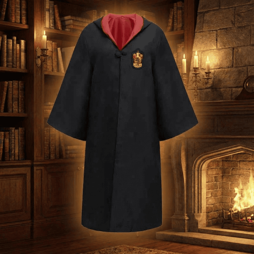 MysticRobe | Enchanting Wizard Costume Set with Cloak, Wand, and Accessories 1