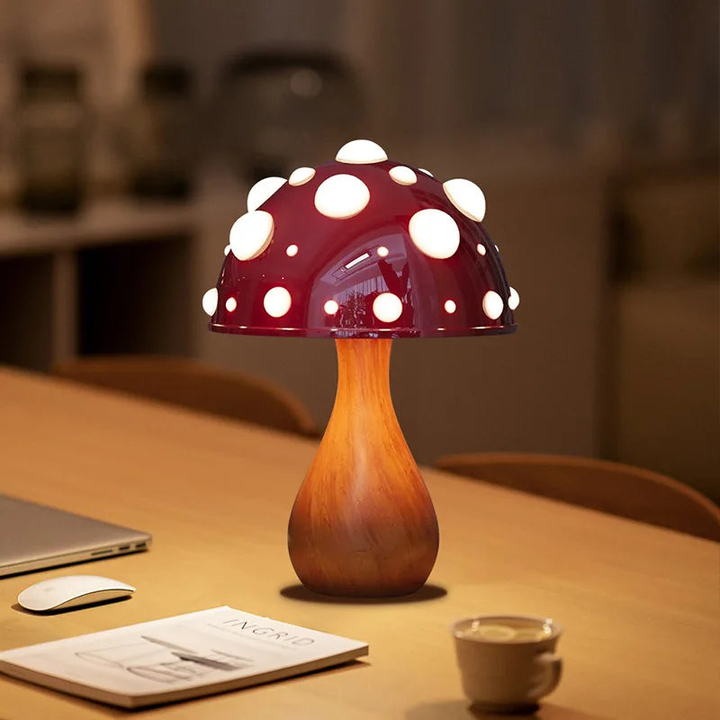 MysticShroom - Magical Amanita Mushroom Lamp 2