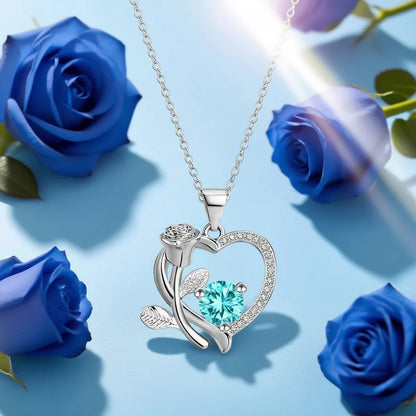 Lovely Heart Shaped Necklace for Women Gift Set