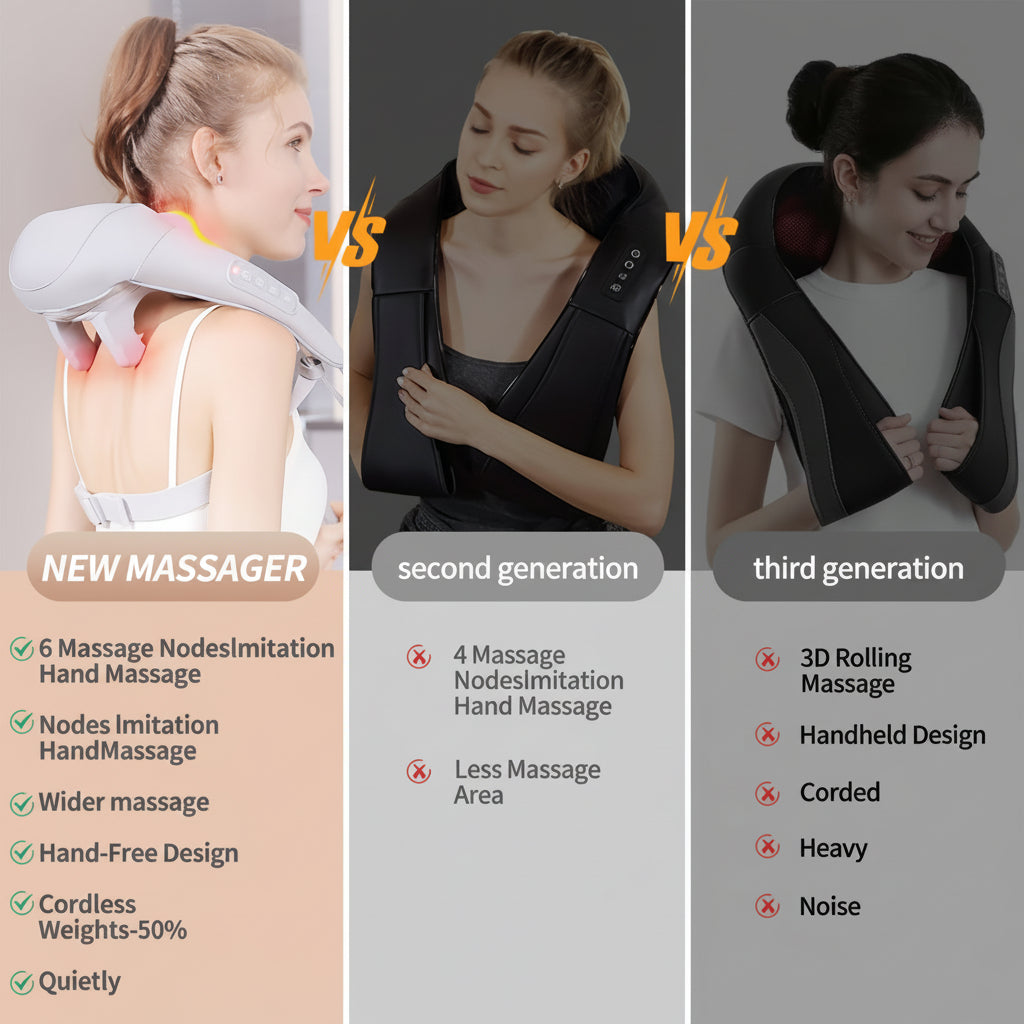 Portable Electric Neck and Shoulder Massager
