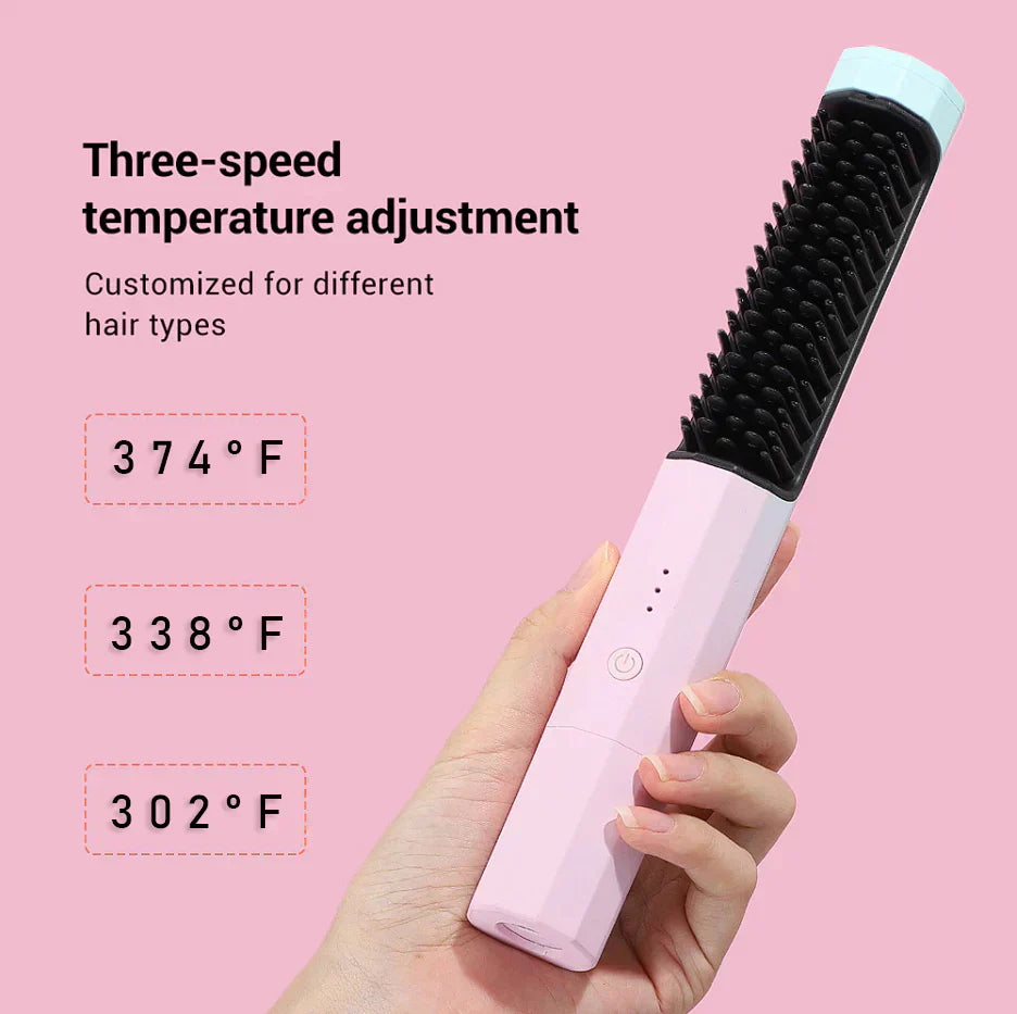 Wireless Hair Straightening Styler