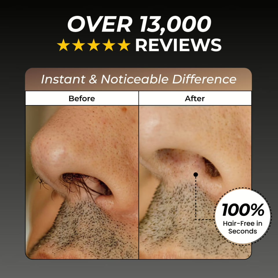 Premium Men's Nose Hair Clipper USB Rechargeable Waterproof