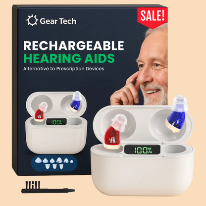 Budget Friendly Rechargeable Bluetooth Hearing Aids - Lusomart
