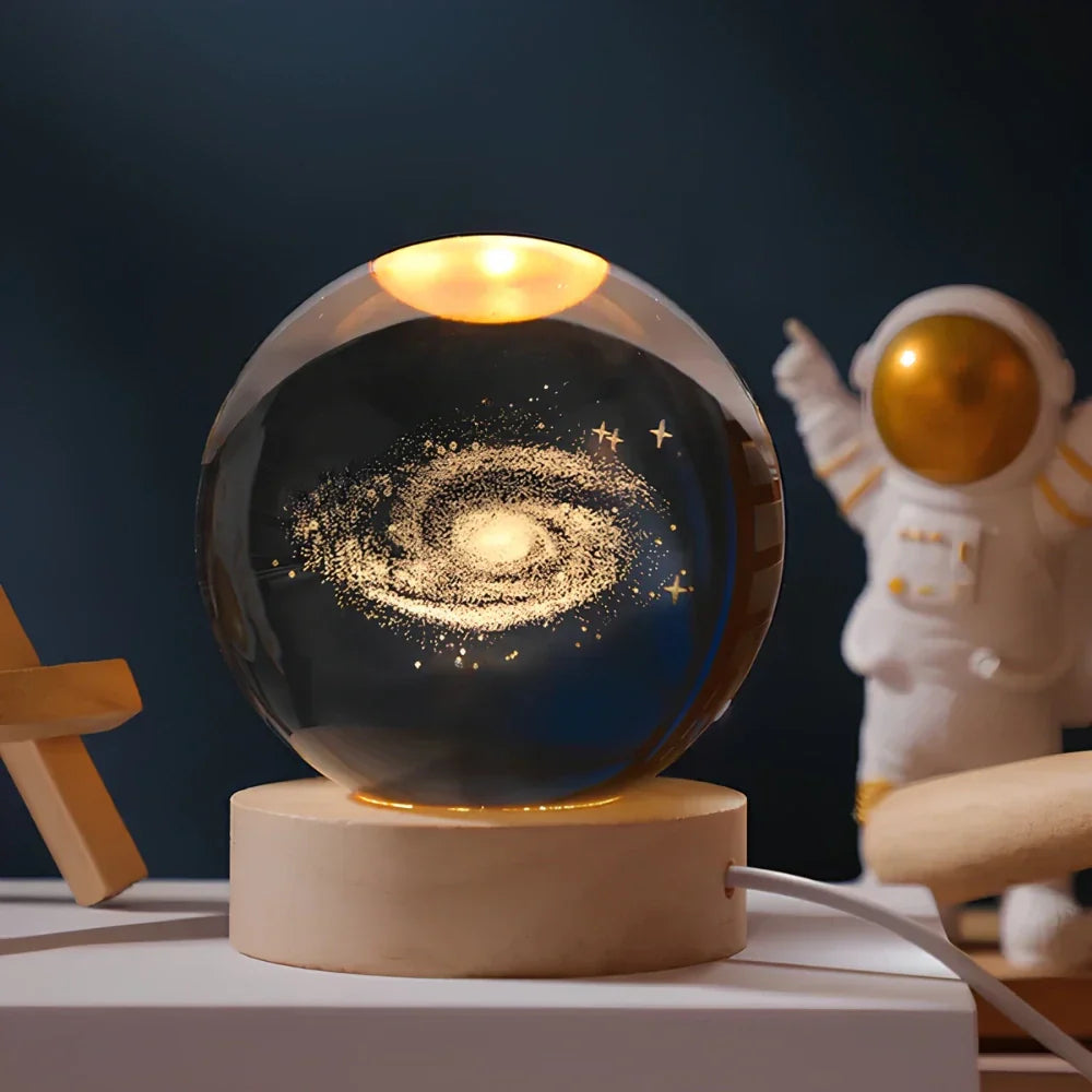 Colorful Globe LED Night Light Table Lamp - Lusomart