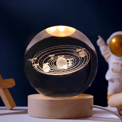 Colorful Globe LED Night Light Table Lamp