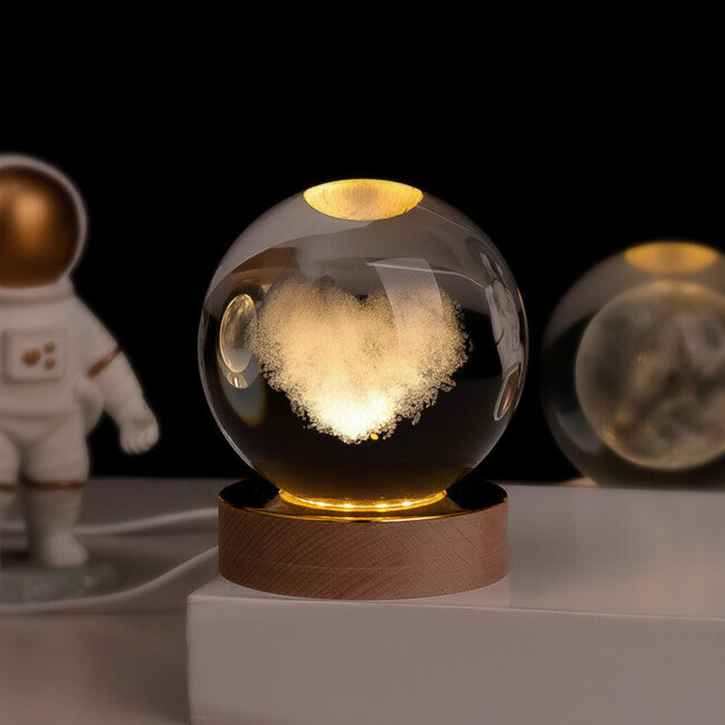 Colorful Globe LED Night Light Table Lamp