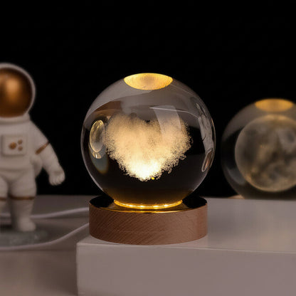 Colorful Globe LED Night Light Table Lamp