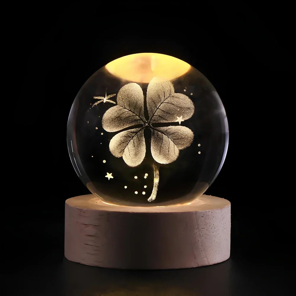 Colorful Globe LED Night Light Table Lamp