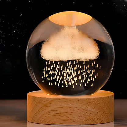 Colorful Globe LED Night Light Table Lamp