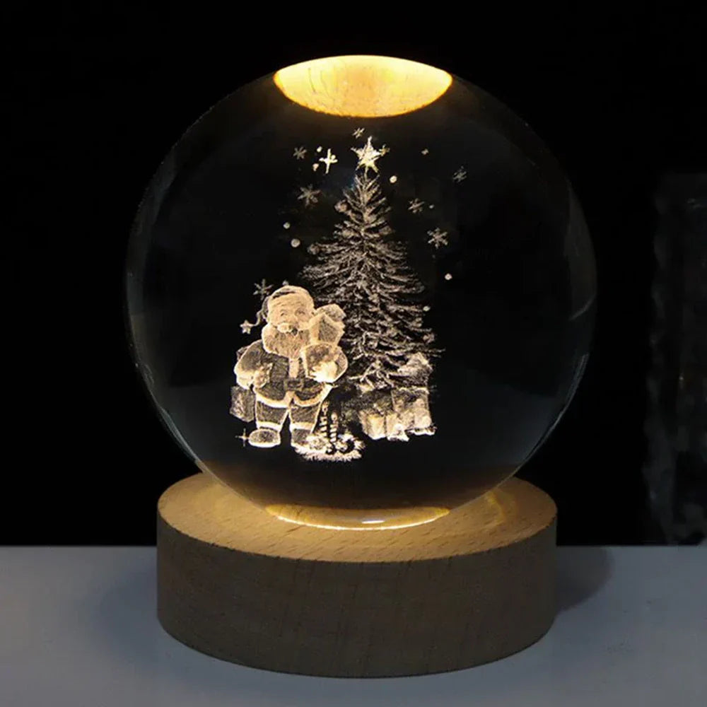 Colorful Globe LED Night Light Table Lamp