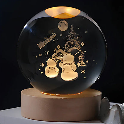 Colorful Globe LED Night Light Table Lamp