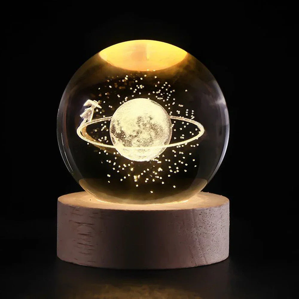 Colorful Globe LED Night Light Table Lamp