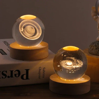 Colorful Globe LED Night Light Table Lamp