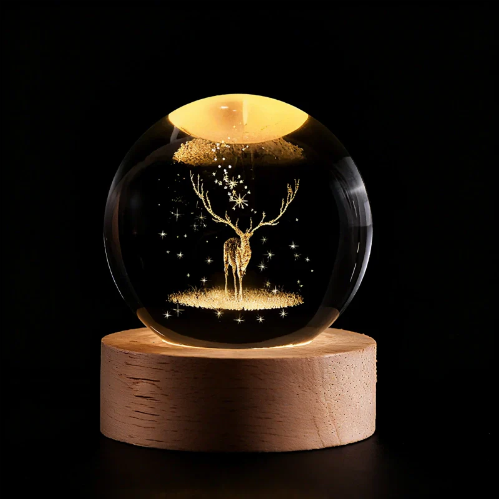 Colorful Globe LED Night Light Table Lamp