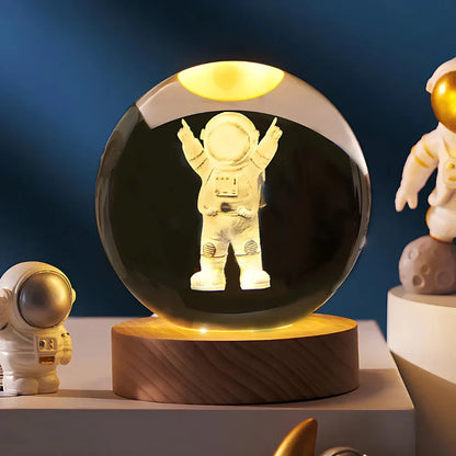 Colorful Globe LED Night Light Table Lamp