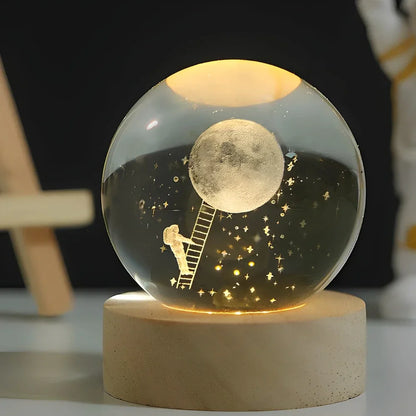 Colorful Globe LED Night Light Table Lamp