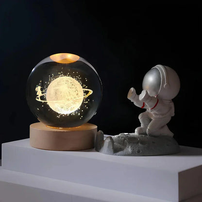 Colorful Globe LED Night Light Table Lamp