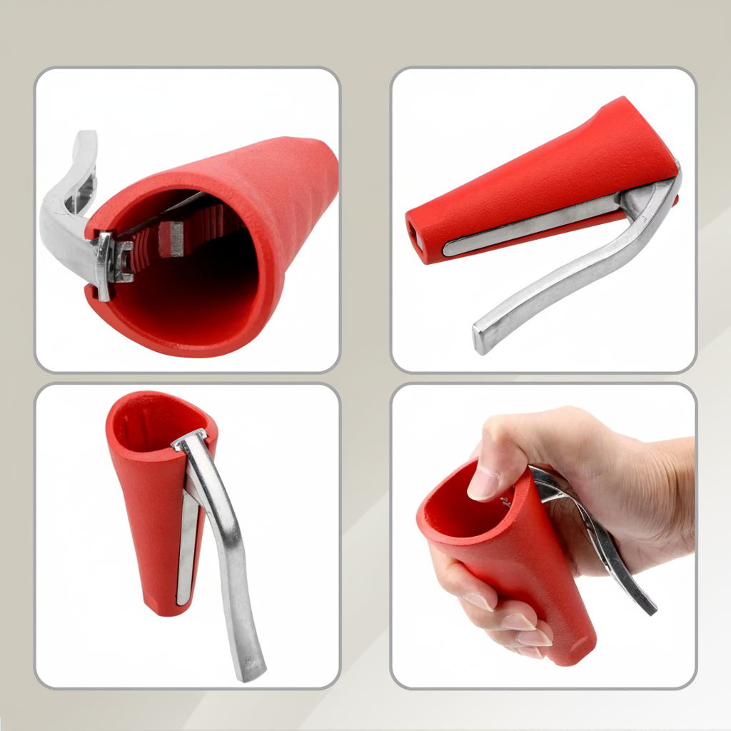 Compact Aluminum Shell Cracker Opener Tool
