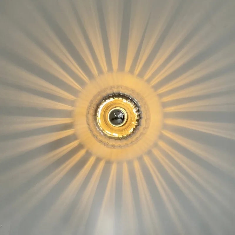Sleek Glass Wall Lamp Modern Minimalist Lighting