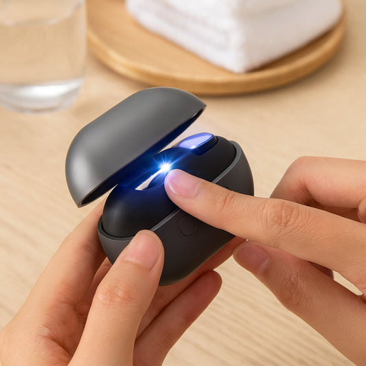 Compact Rechargeable LED Nail Trimmer Kit - Lusomart