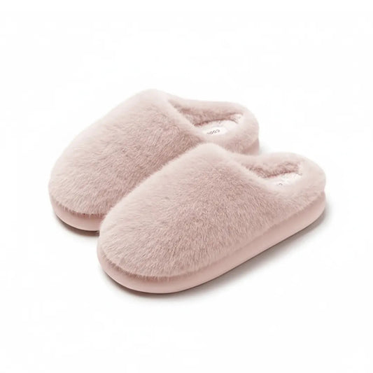 Soft Fuzzy Women's Slippers for Home Comfort - Lusomart
