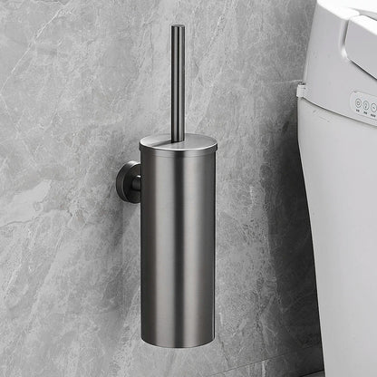 NeatSteel | Stylish Durable Stainless Steel Toilet Brush Set 6