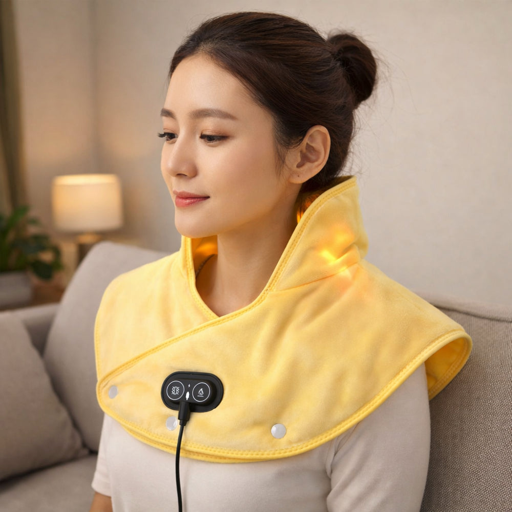Warm Electric Shoulder Heat Wrap Massager