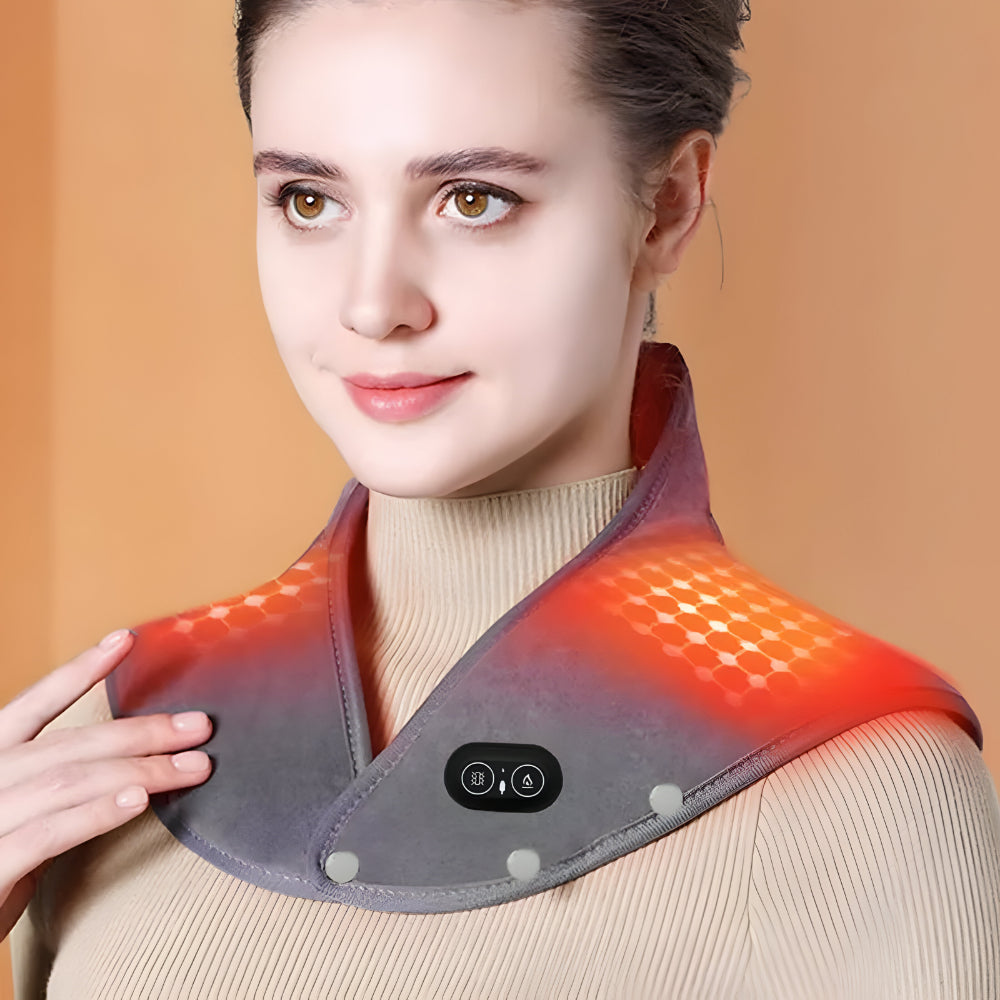 Warm Electric Shoulder Heat Wrap Massager