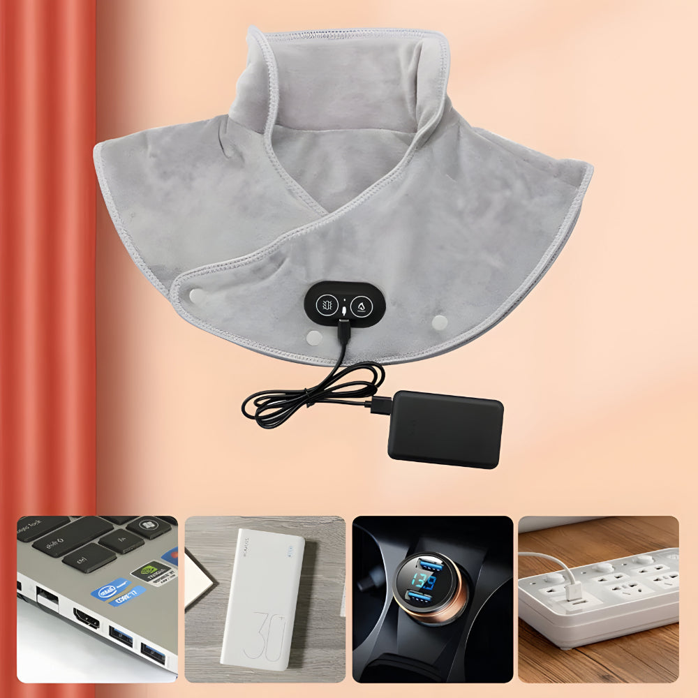Warm Electric Shoulder Heat Wrap Massager