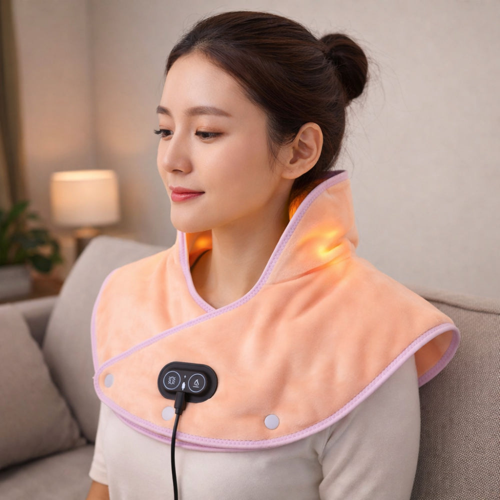 Warm Electric Shoulder Heat Wrap Massager