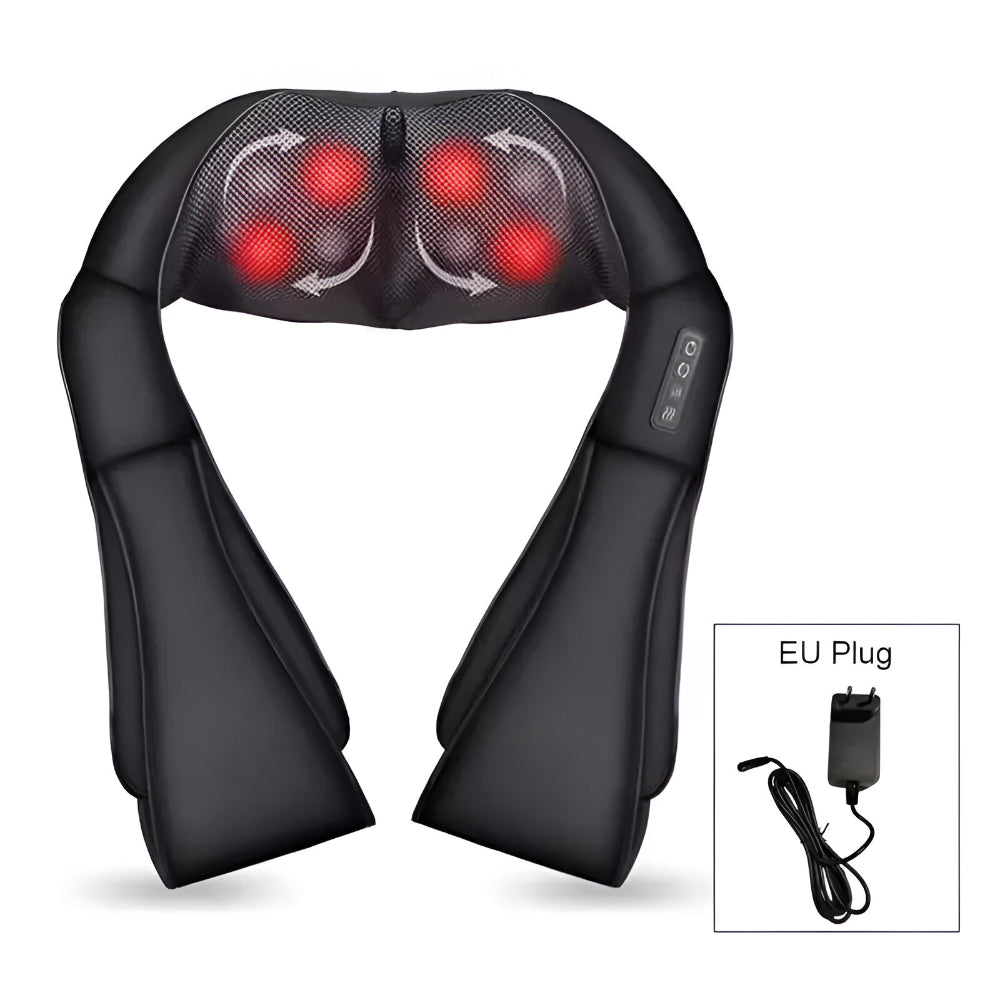 Portable Electric Shiatsu Massage Neck Pillow