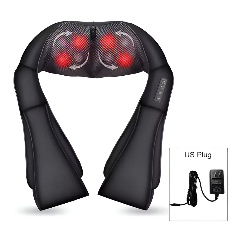 Portable Electric Shiatsu Massage Neck Pillow