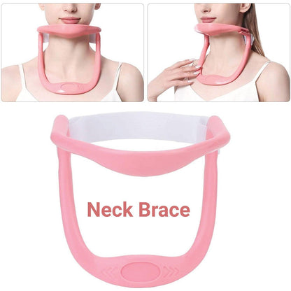 Neck Brace for Posture - Adjustable Neck Stretcher Neck Support for Cervical Pain Relief Neck Traction Device 6