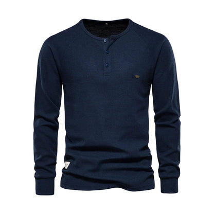 Classic Fit Men's Relaxed Dress Shirt for Daily Wear - Lusomart