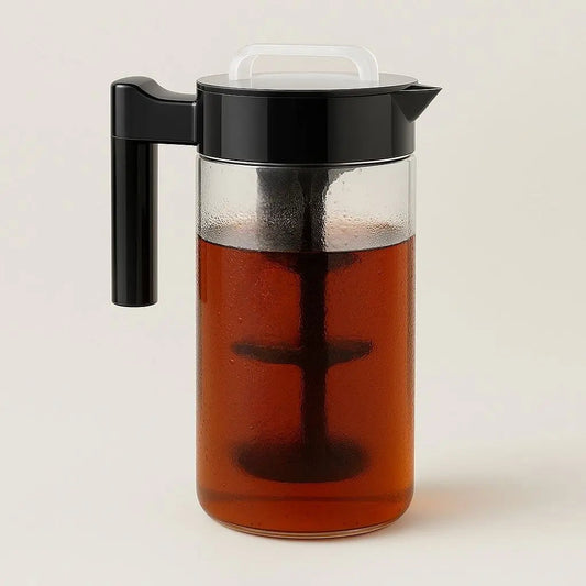 Iced Coffee Clear Glass Jug - Lusomart
