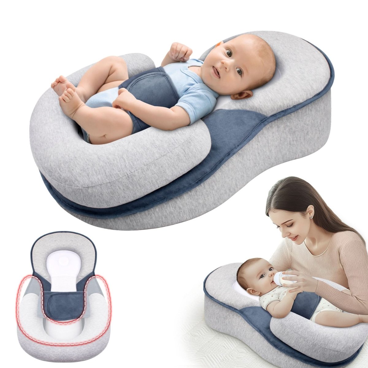 NestleNap | Safe Ergonomic Baby Sleep Positioning Pillow 5